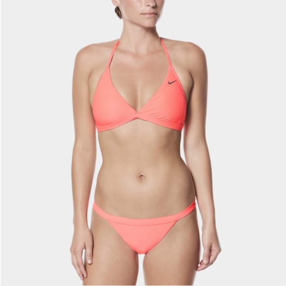 nike swim ribbed bikini
